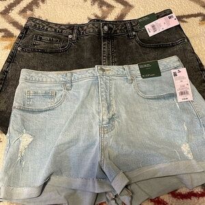 Wild fable set of 2 Jean shorts 14